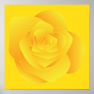 Poster Rosa Amarela