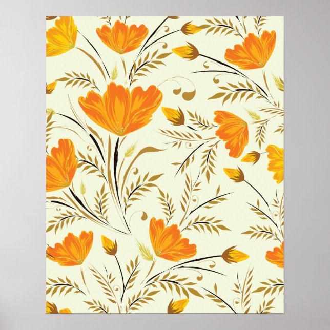 Poster Rosa amarela (Frente)