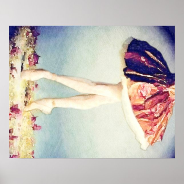 Pôster Rosa Ballerina (Frente)