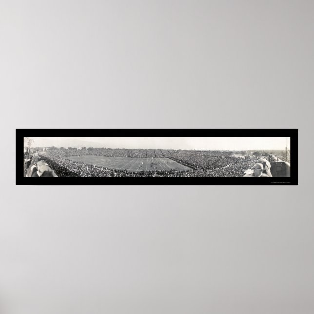 Poster Rosa Bowl Pasadena Foto 1921 (Frente)