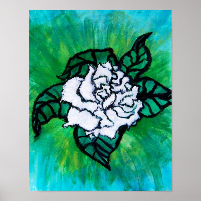 Poster Rosa Branca (Frente)