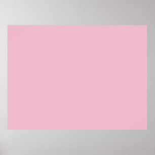 Poster Rosa cameo (cor sólida)