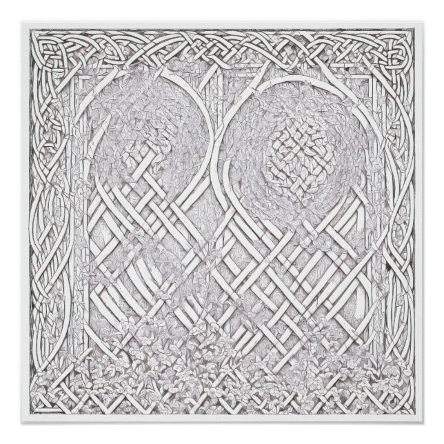 Pôster Rosa Celta A (Frente)