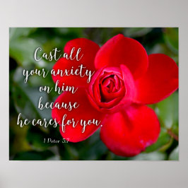 Poster Rosa - Conserte toda a sua Bíblia de ansiedade cri