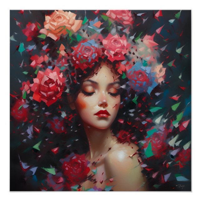 Pôster Rosa de Baccara (Frente)