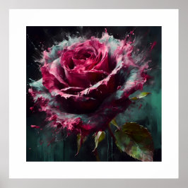 Poster Rosa de Baccara Enigmático