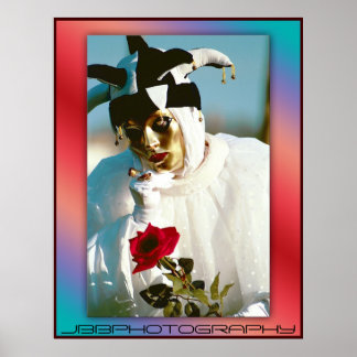 Poster rosa de carnaval