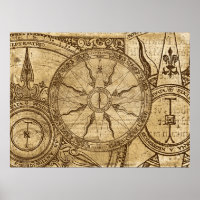 Rosa de Compass Antigo