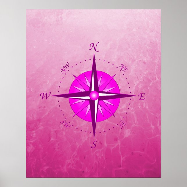 Poster Rosa de Compass Rosa (Frente)
