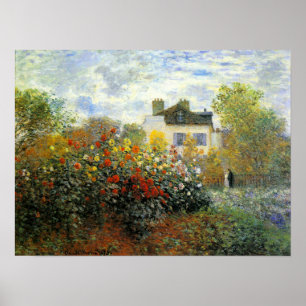 Poster Rosa de Jardim Monet