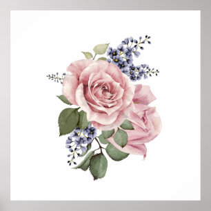 Poster Rosa de País Rosa