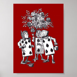 Poster Rosa de Wonderland