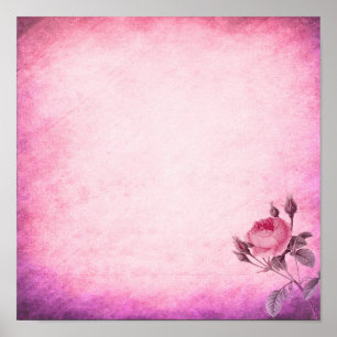 Poster Rosa dia de os namorados