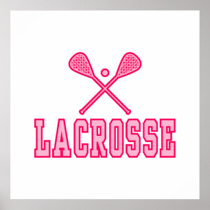 Poster Rosa do Lacrosse