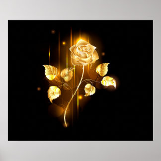 Poster rosa do ouro ( rosa dourado )