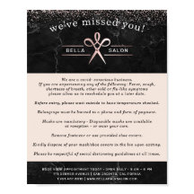 Rosa Dourado Cabelo Salon Covid Segurança Conscien