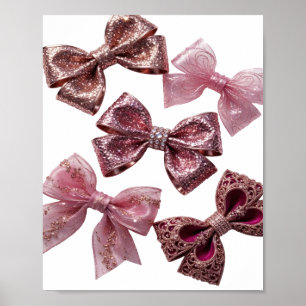 Poster ROSA D'OURO PRATA MODERNO E ARCOZES ROSAS Impressã