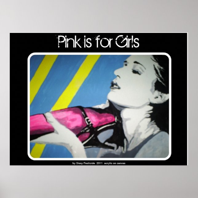 poster 'Rosa é para Meninas' (Frente)