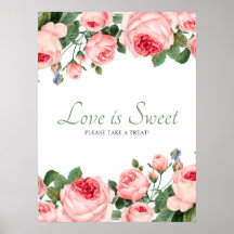 Rosa Enrubescida Floral Casamento O Amor É Doce Fa