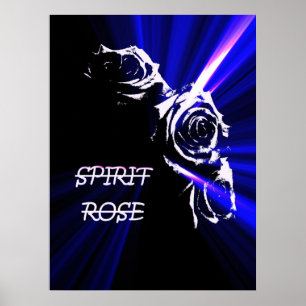 Poster rosa espirituosa