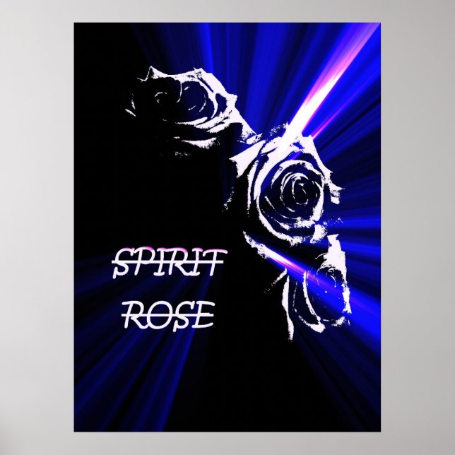 Poster rosa espirituosa (Frente)