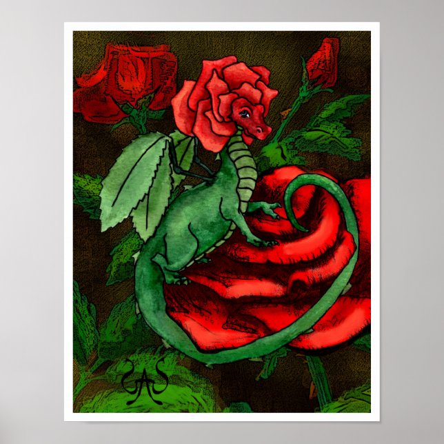 Poster Rosa Fairy Dragon (Frente)