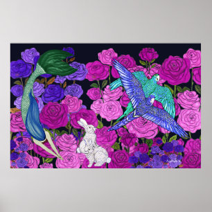 Poster Rosa Garden