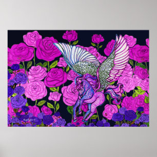 Poster Rosa Garden
