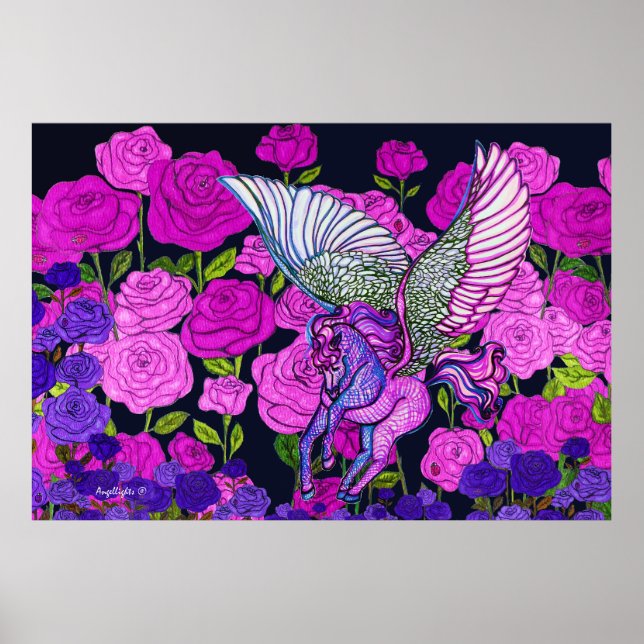 Poster Rosa Garden (Frente)