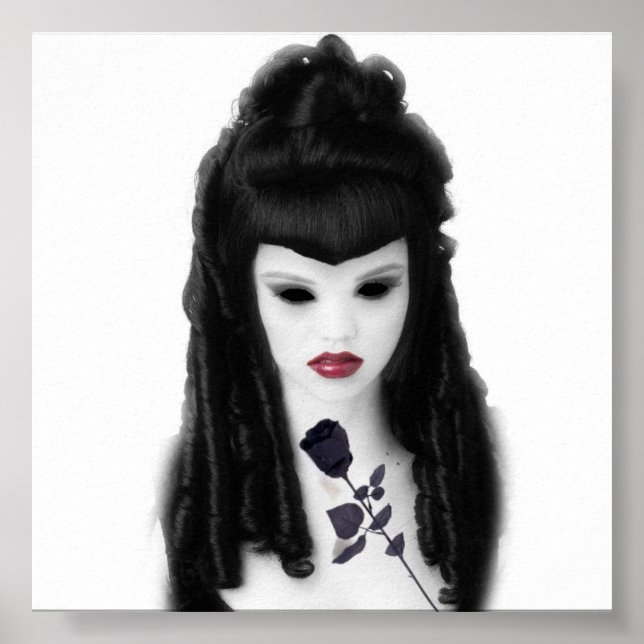 Poster Rosa gótico (Frente)