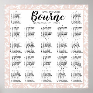 Poster Rosa milenar sua carta do assento do casamento da