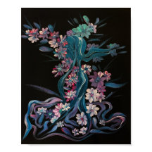 Rosa n Bloom - Om Canvas Painting