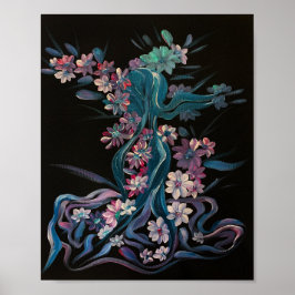 Poster Rosa n Bloom - Om Canvas Painting