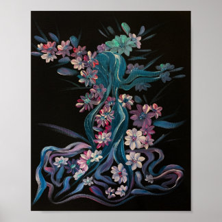 Poster Rosa n Bloom - Om Canvas Painting