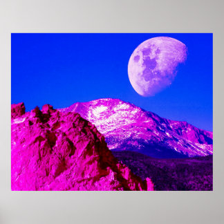 Pôster Rosa Óculos coloridos