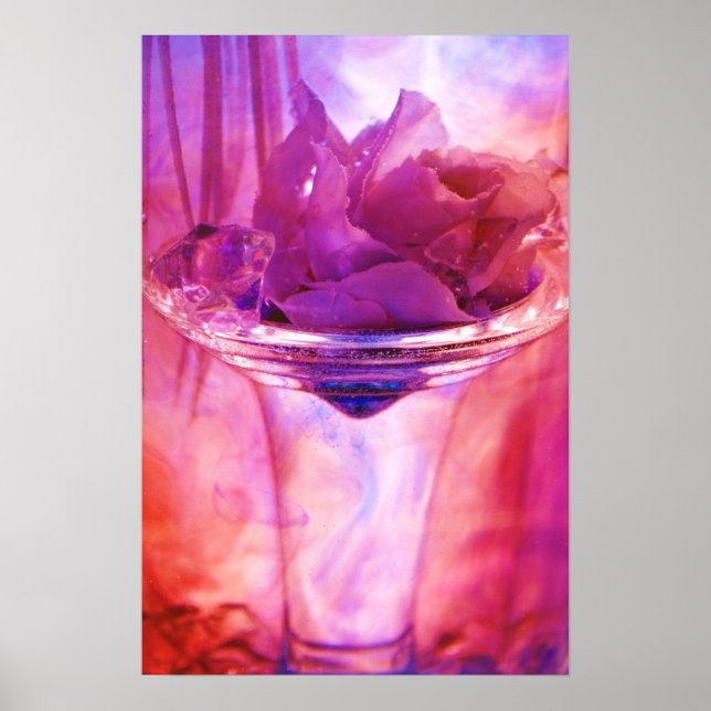 poster rosa púrpura (Frente)