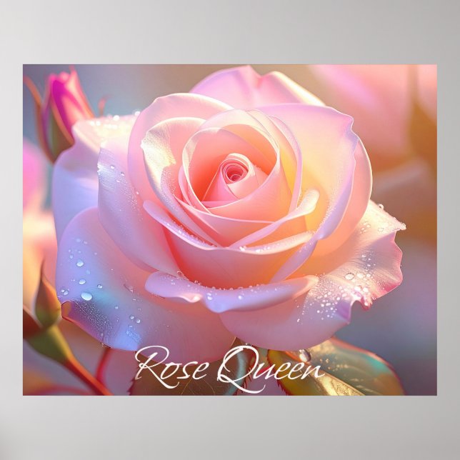 Poster Rosa Queen (edição iridescente) (Frente)
