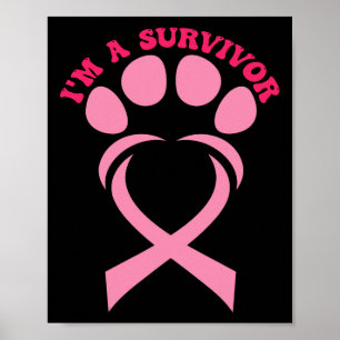 Poster Rosa, sou uma Consciência de Canceres Sobrevivente