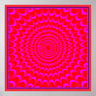 Poster Rosa vermelho de fascinação