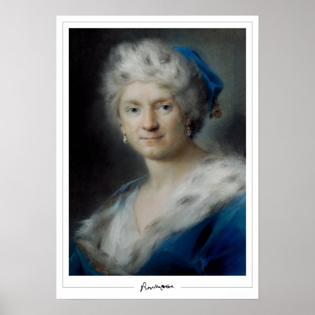 Poster Rosalba Carriera Cartaz de Arte Zedign #8 (Frente)