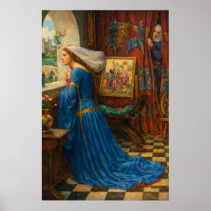 Poster Rosamunda Justa por John William Waterhouse