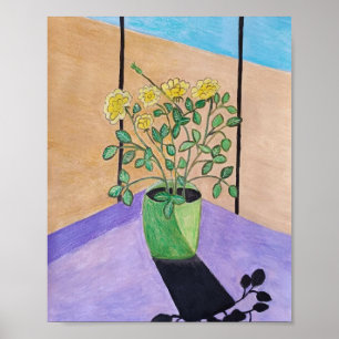 Poster Rosas Amarelas