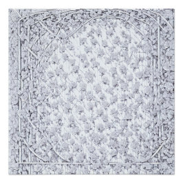 Pôster Rosas brancas B