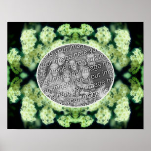 Poster Rosas Brancas Selvagens Divagantes Crie Sua Própri