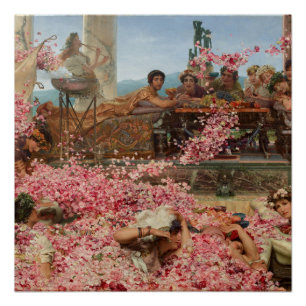 Pôster Rosas de Heliogabalus Sir Lawrence Alma-Tadema
