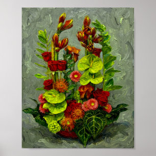 Poster Rosas de Van Gogh e Outras Flores