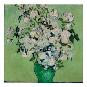 Pôster Rosas de Vincent Van Gogh