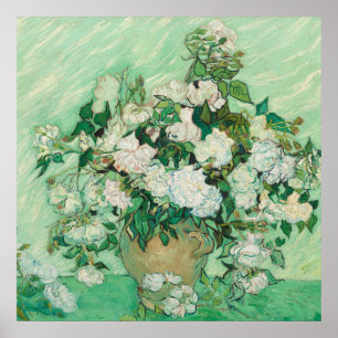 Poster Rosas de Vincent Van Gogh