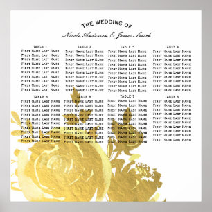 Poster Rosas Douradas Falso Folheado Floral Elegante Mode