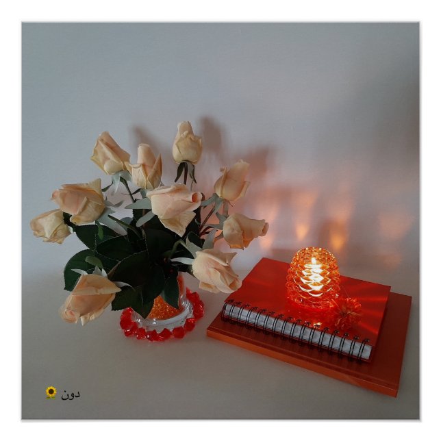 PÔSTER ROSAS E CANDELO (Frente)